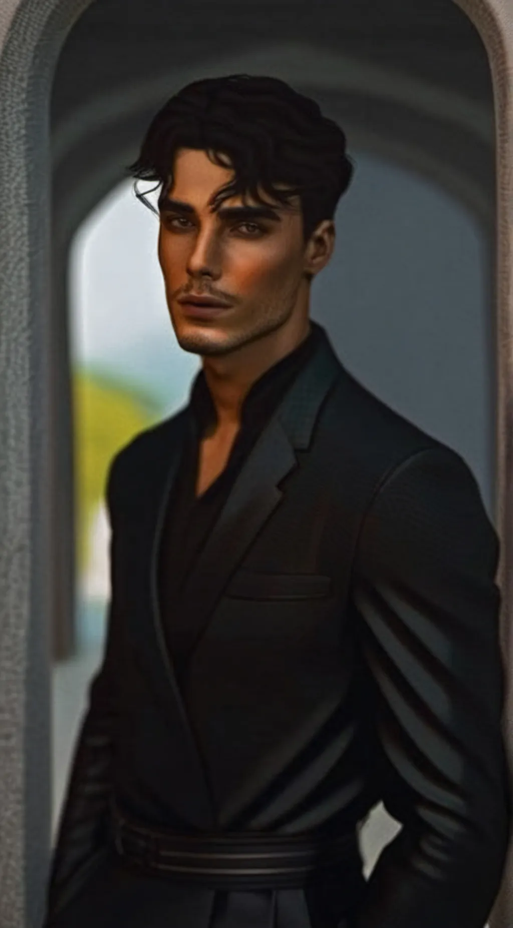 ai character: Azriel background