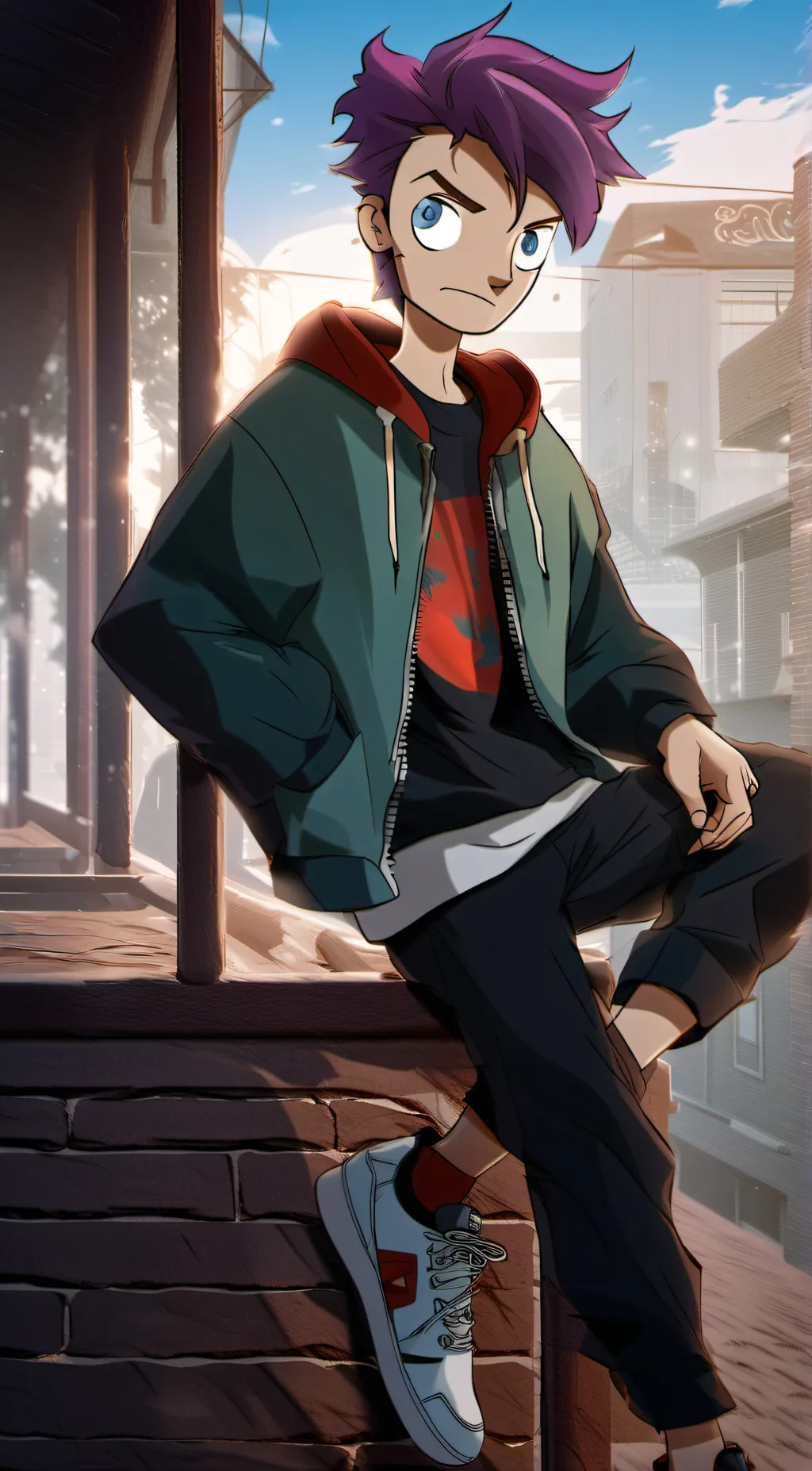 ai character: randy Cunningham  background