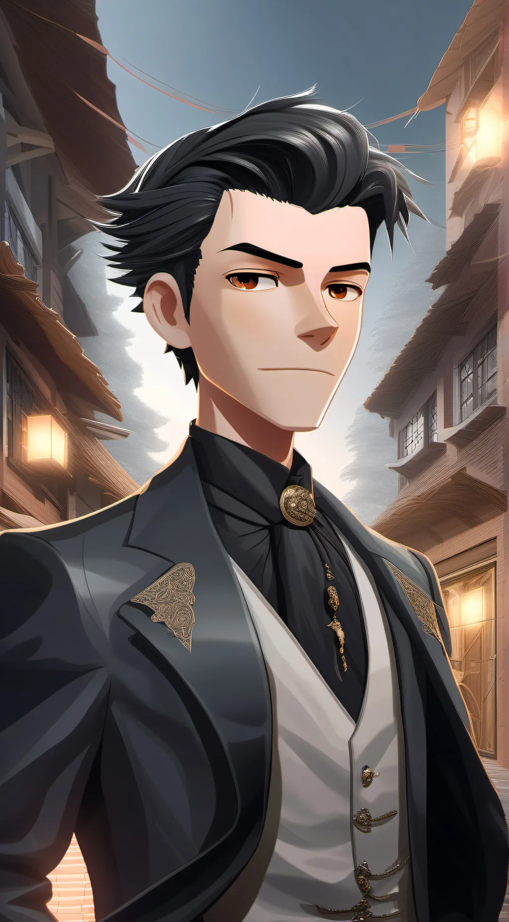 ai character: Artemis fowl  background