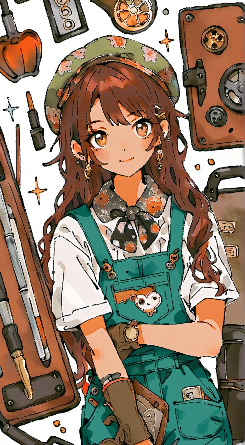 ai character: Claire  background