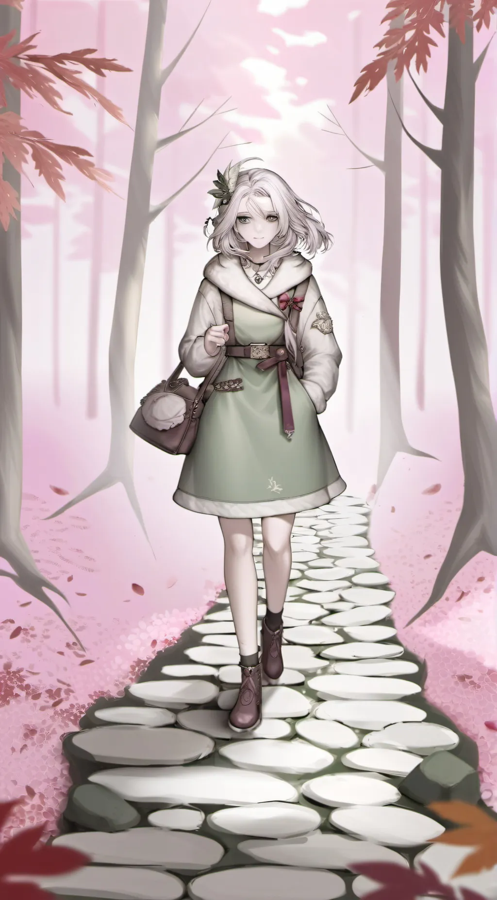 ai character: Rose background