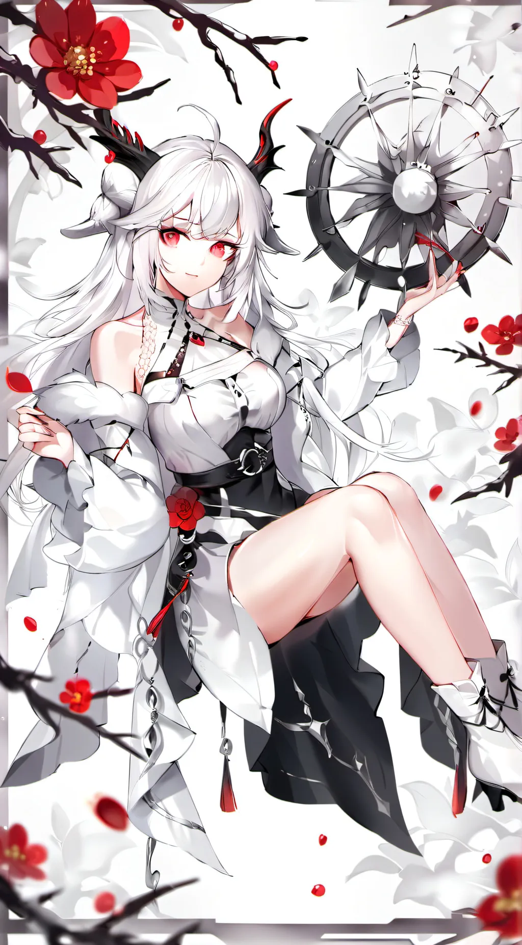 ai character: Crista Louisette  background