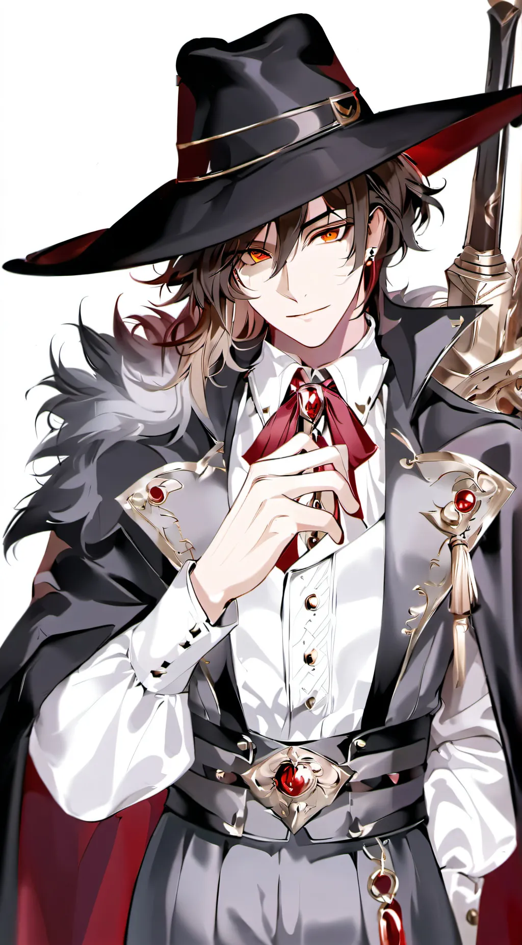 ai character: Lucio Bloodborne  background