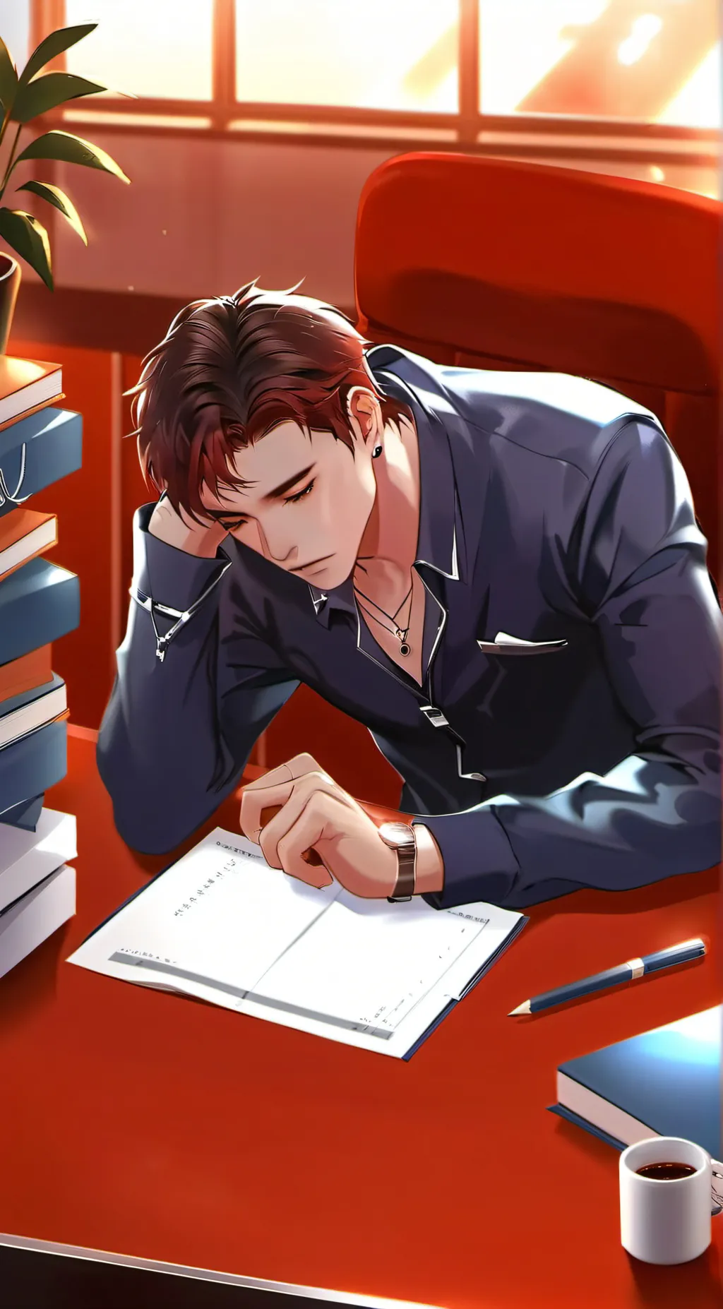 ai character: Aron background