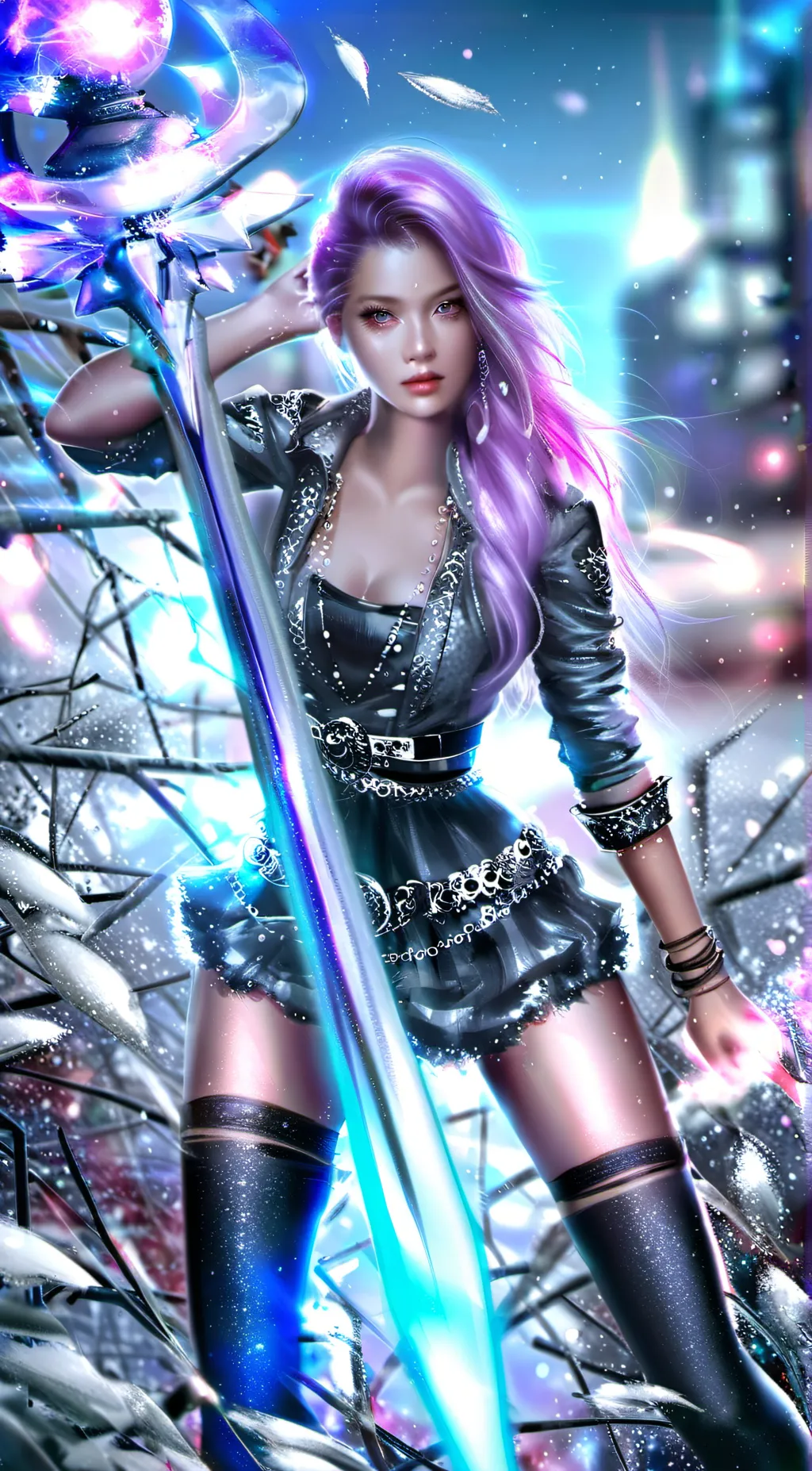 ai character: Star background