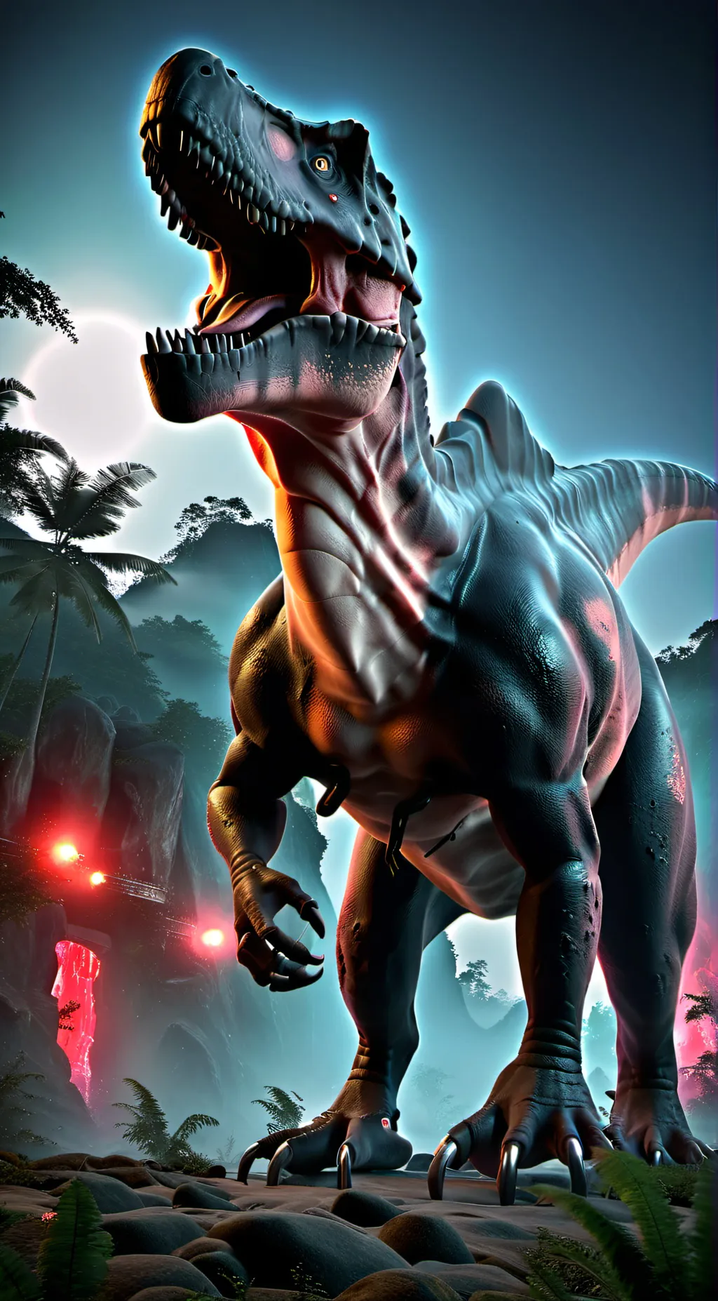 ai character: dinosaurs   background