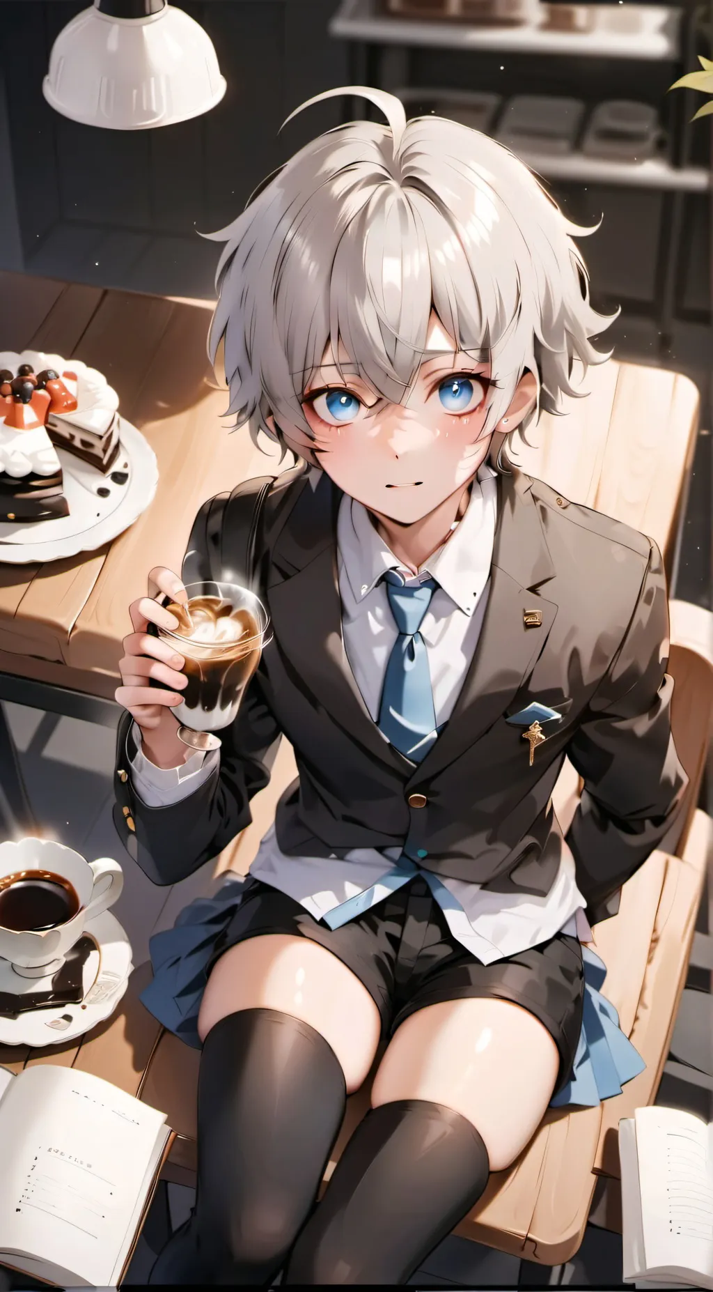 ai character: Alley  background