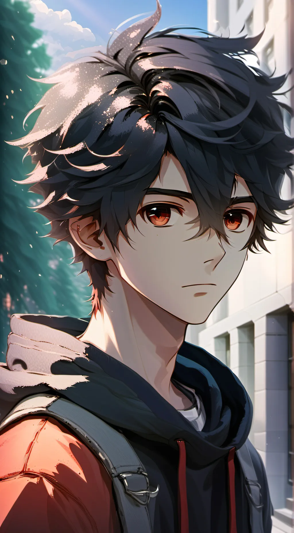 ai character: Adam  background