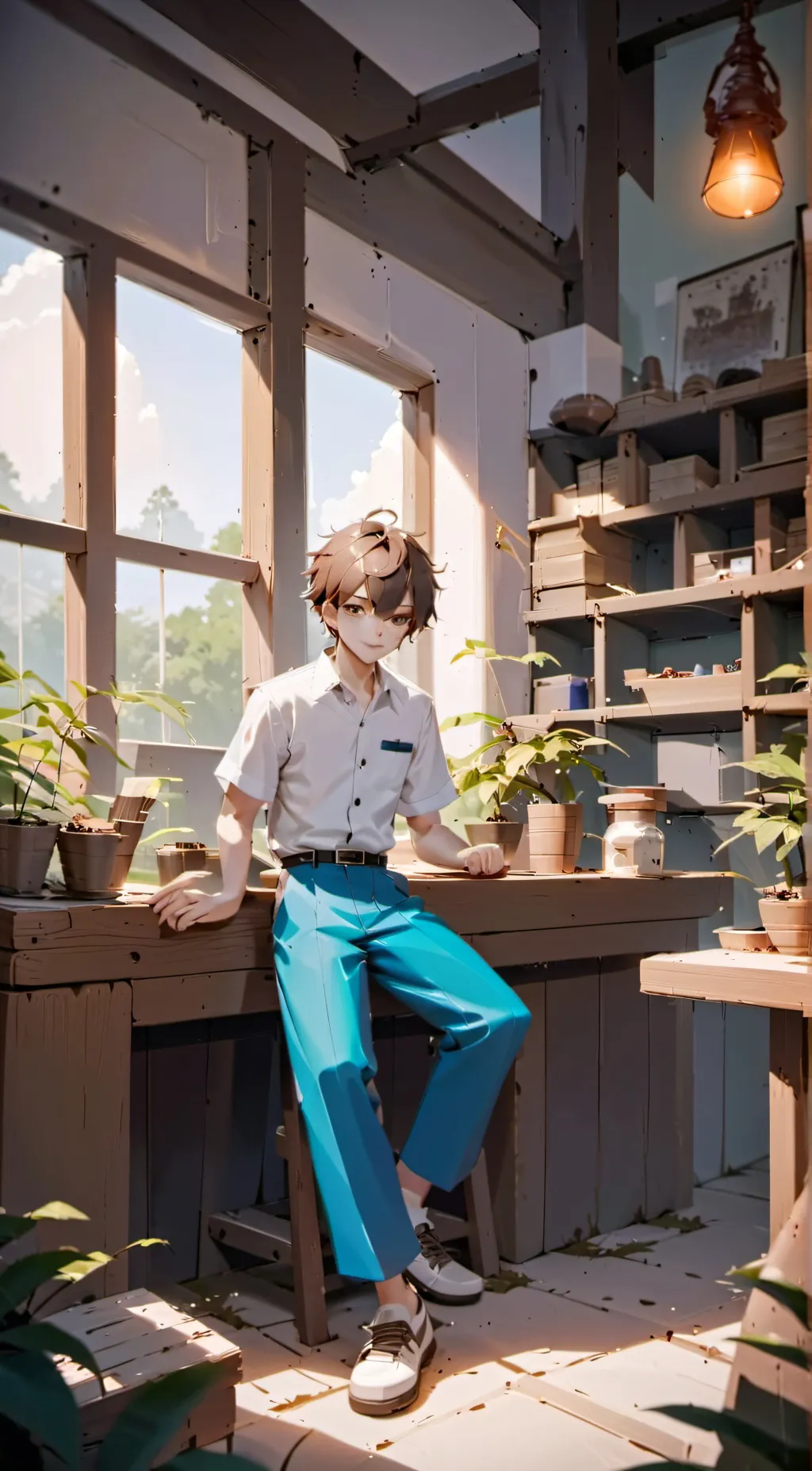 ai character: Chris background