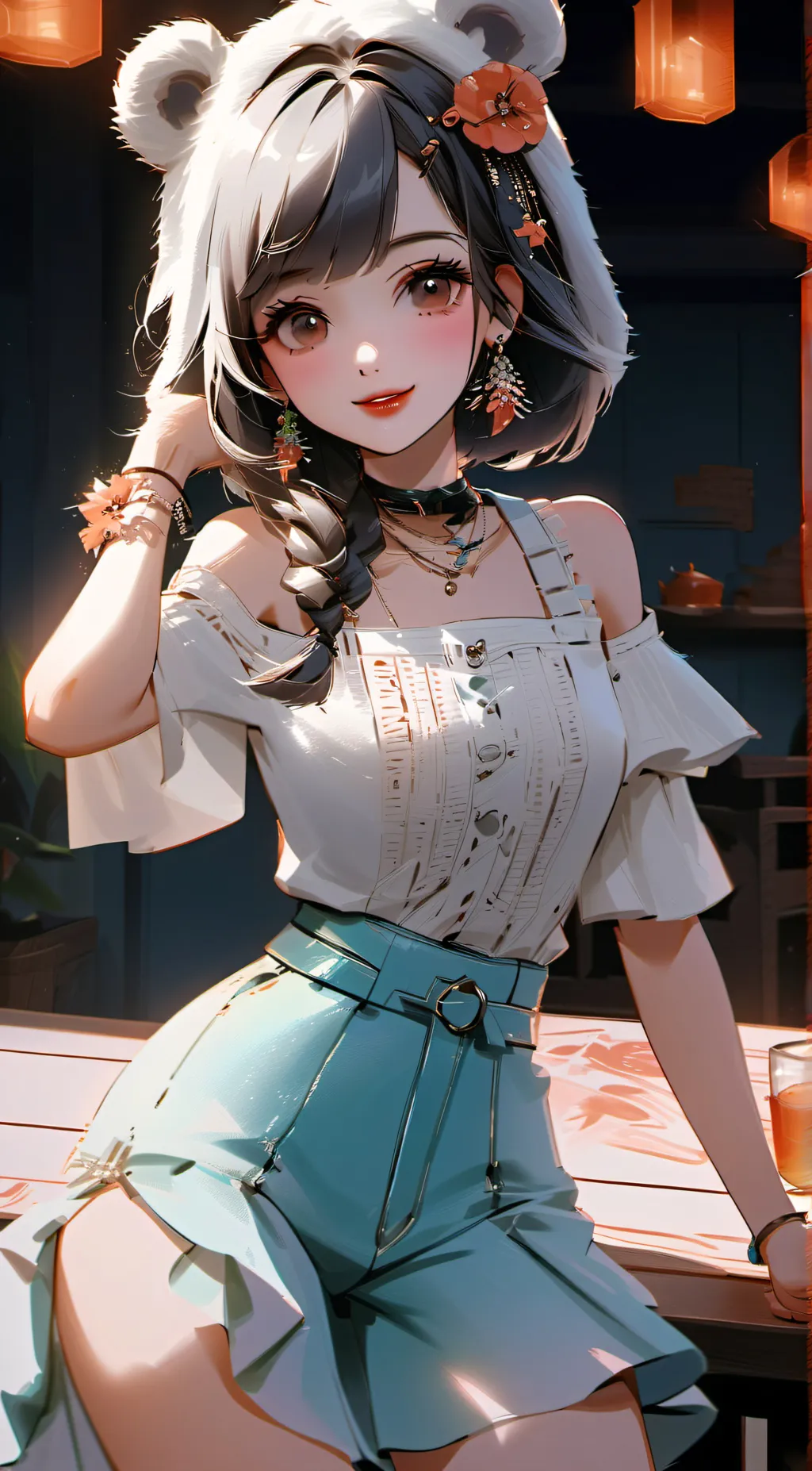 ai character: faddia background