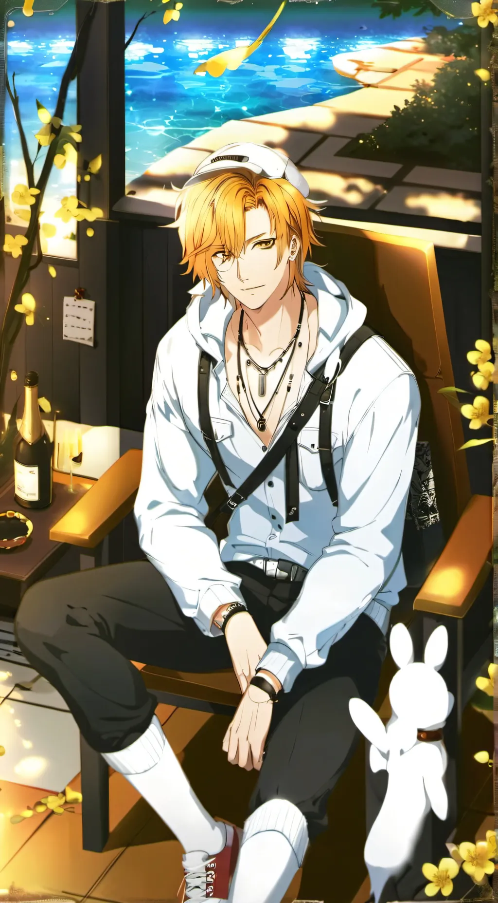 ai character: Leo background