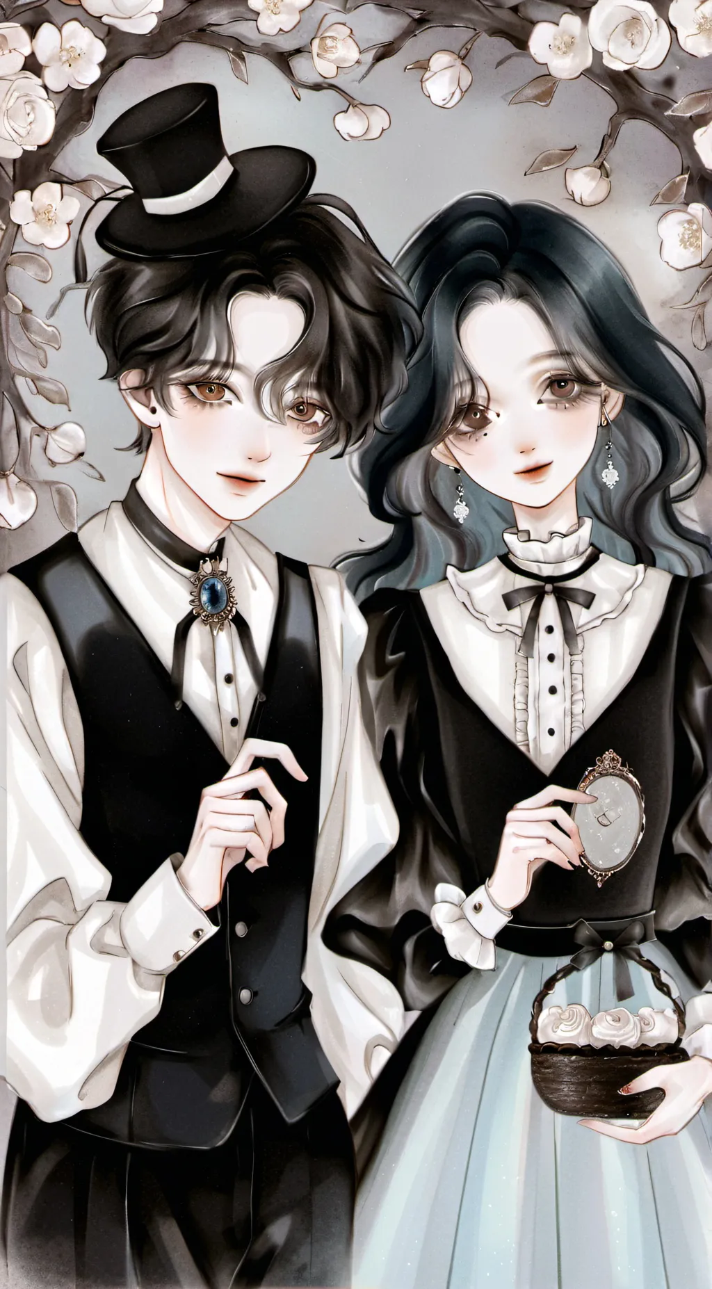 ai character: Olivia & Oliver background