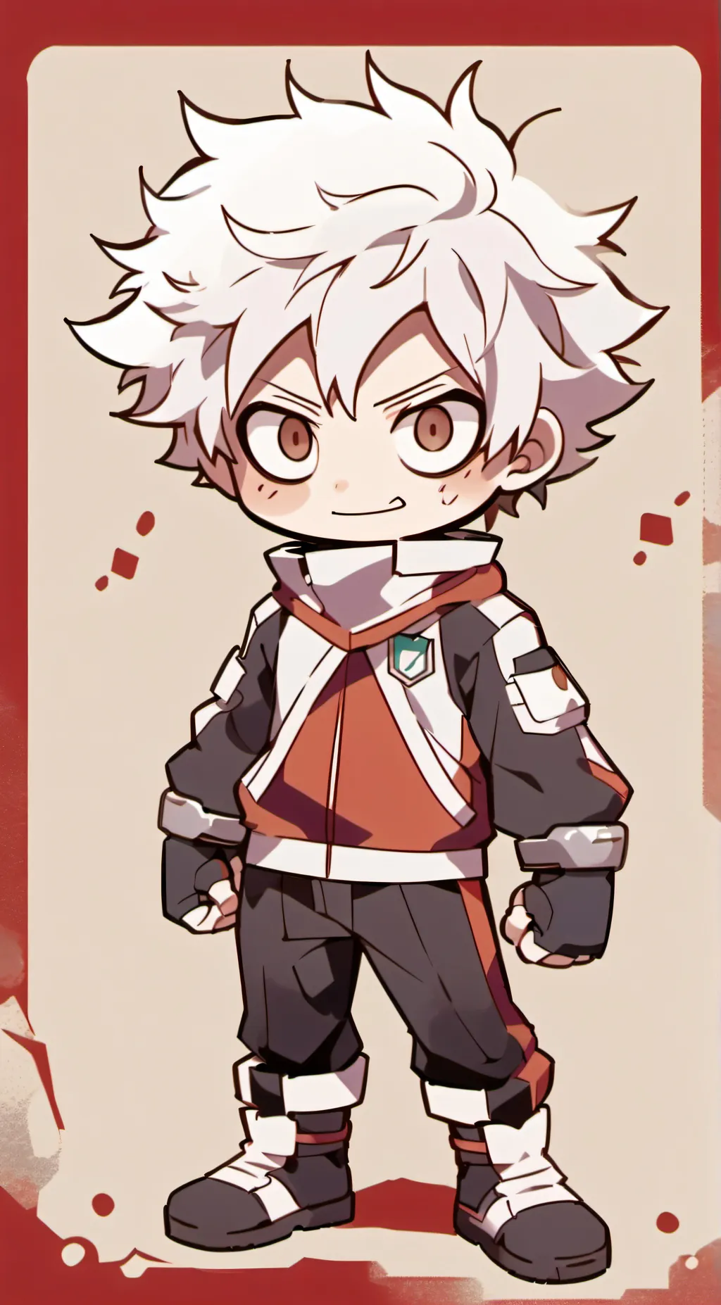 ai character: Shoto todoroki background