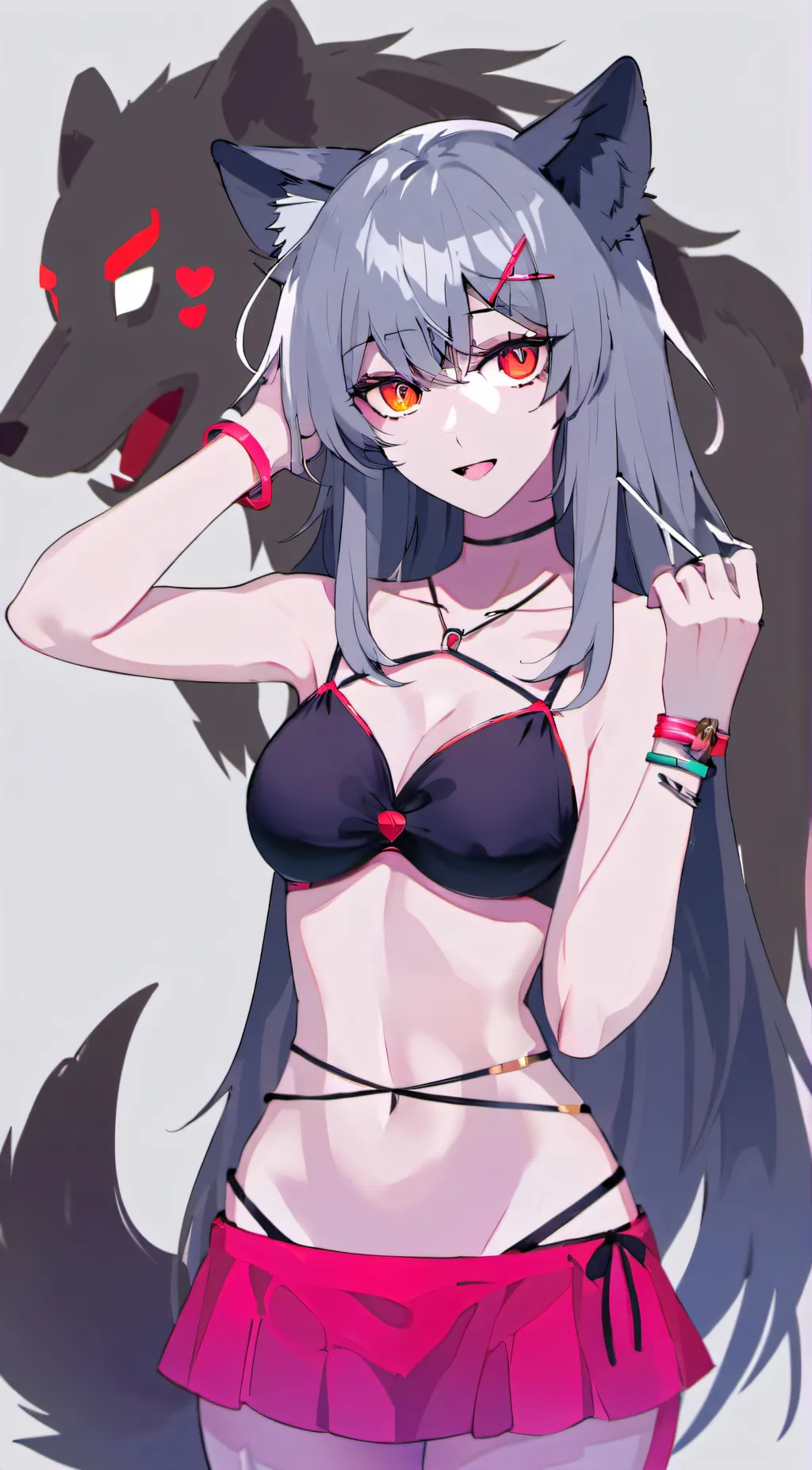 ai character: Rose background