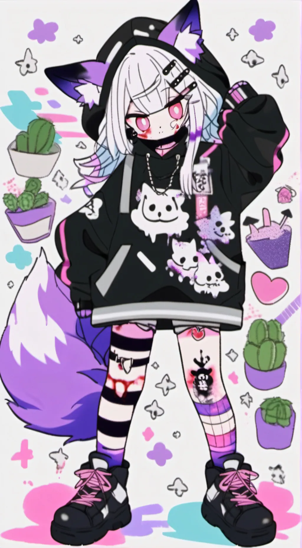 ai character: Aria.Exe Half background