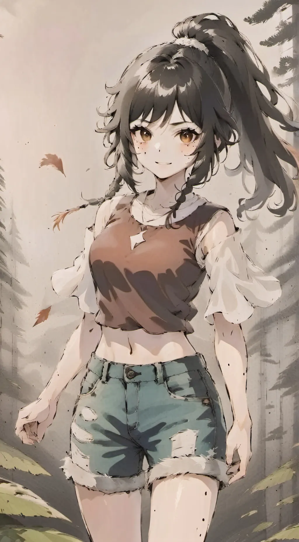 ai character: maple background