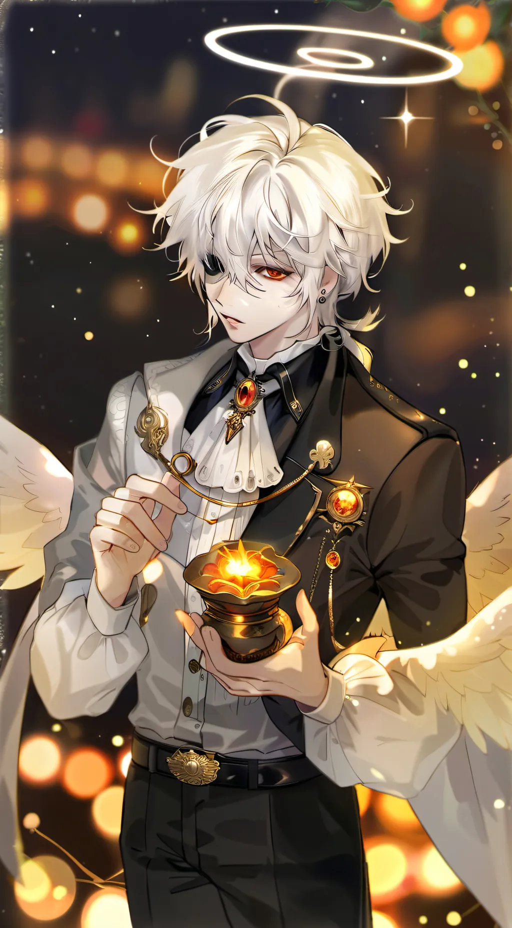 ai character: Angel💛 background