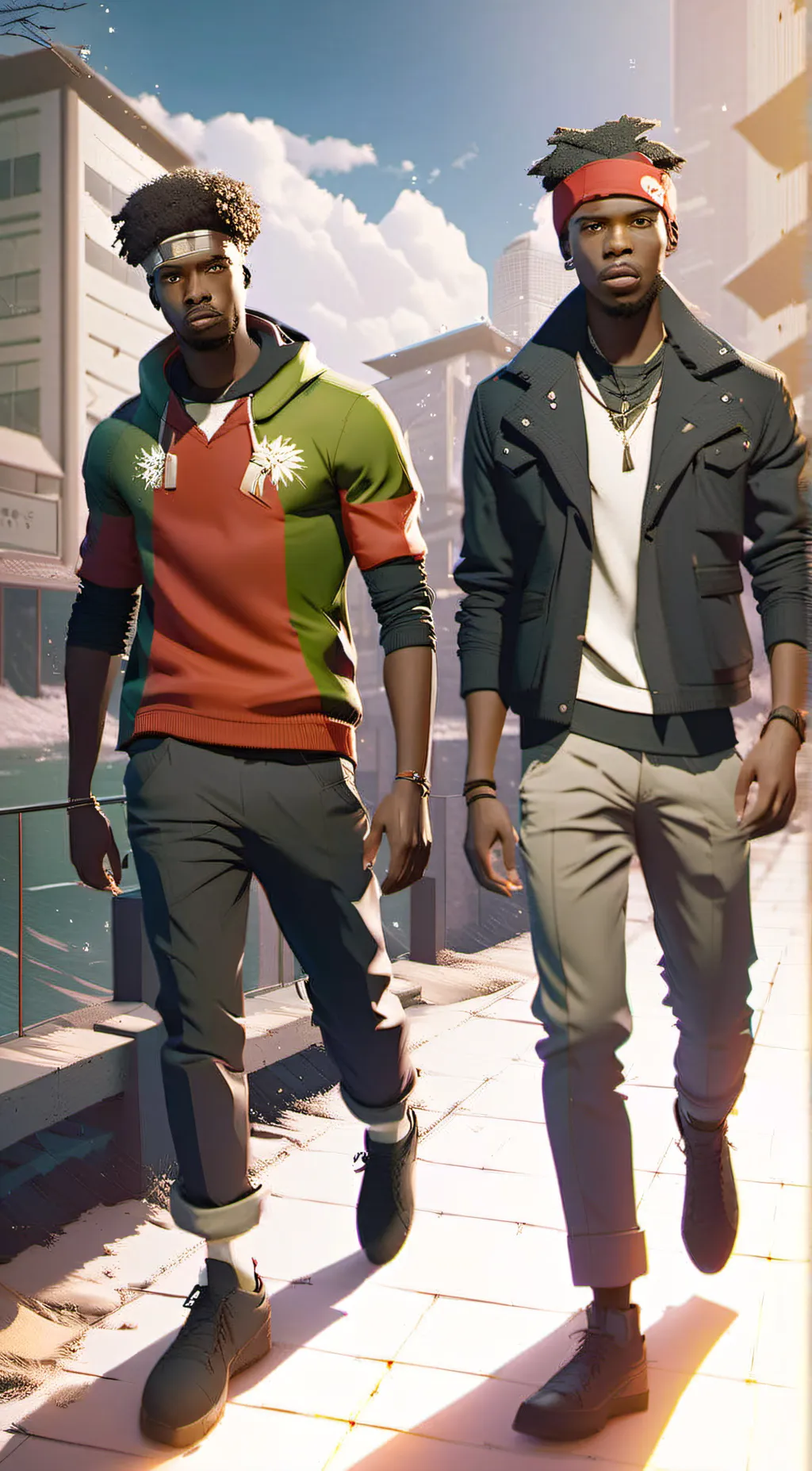 ai character: Zay  background