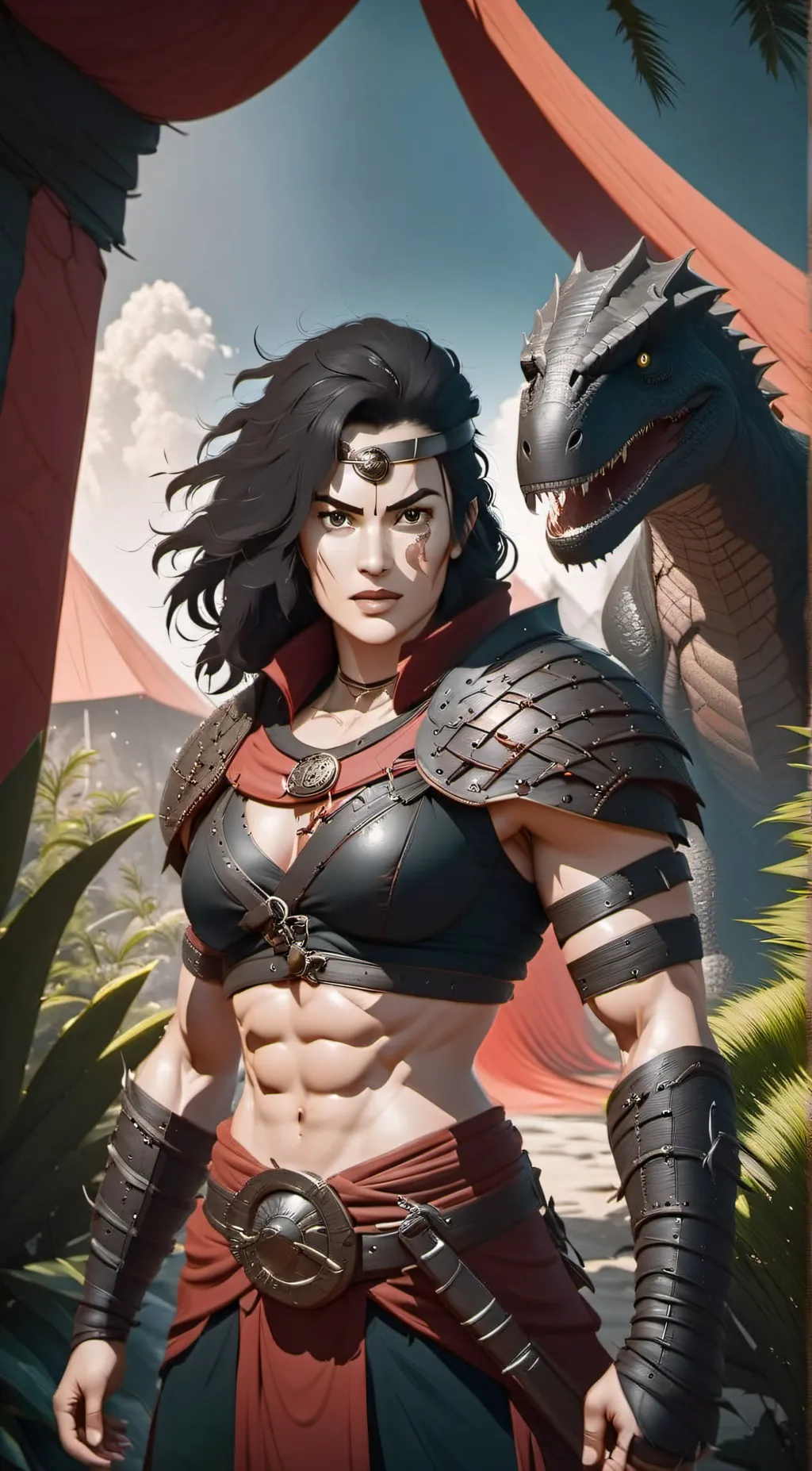 ai character: Gladiatrix background