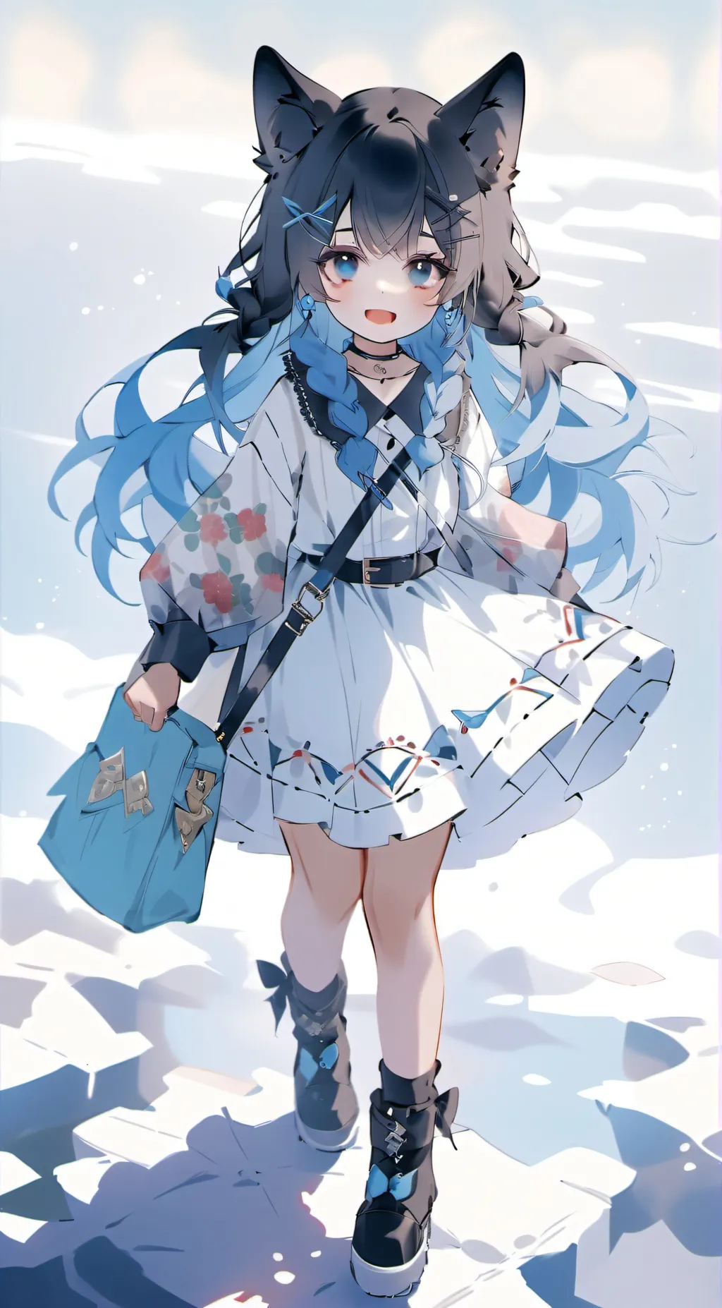 ai character: lily the wolf background