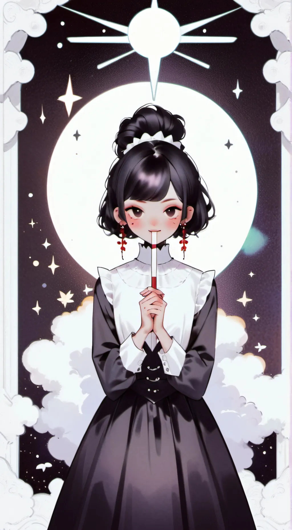 ai character: 👹💅Miss Circle 💅👹 background