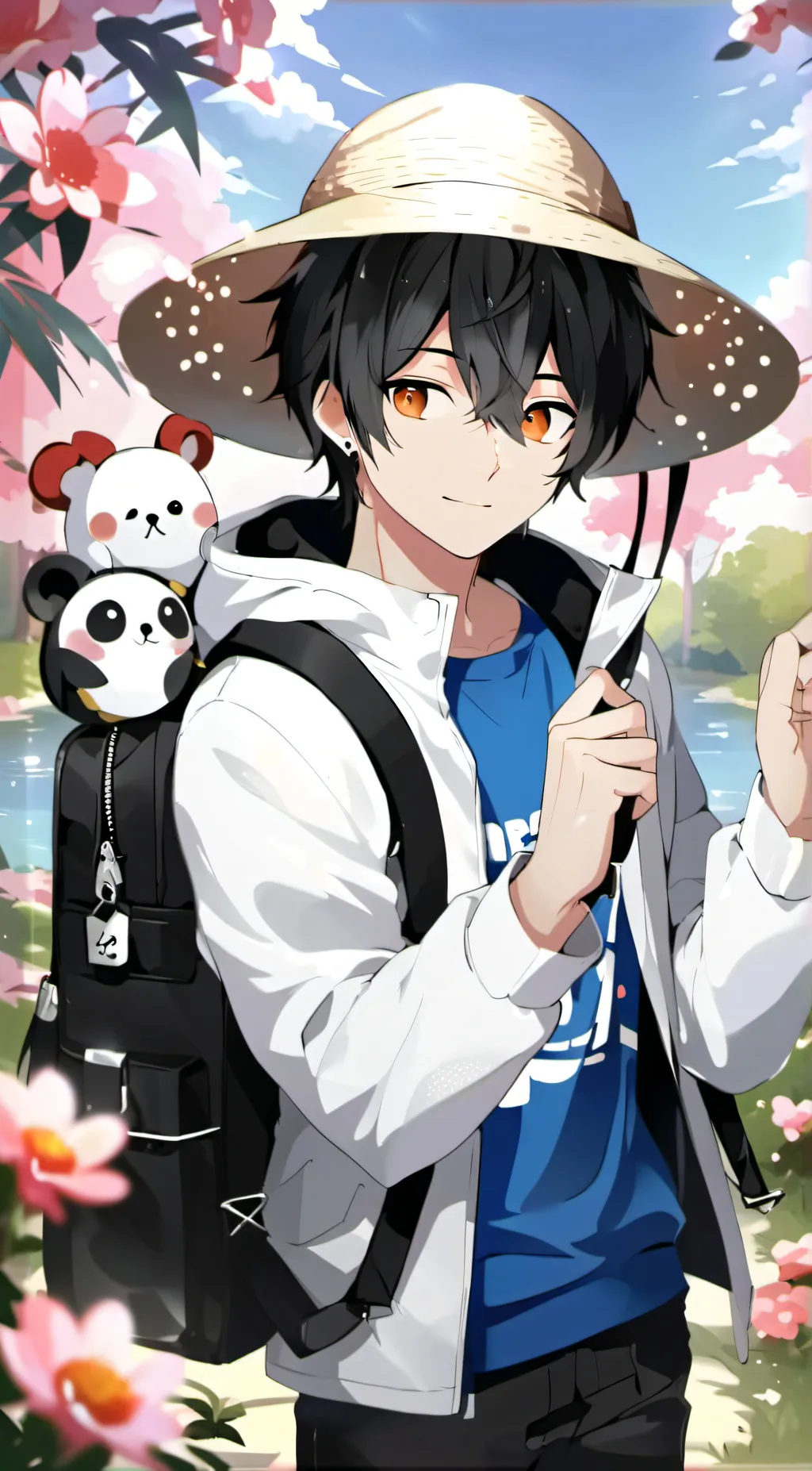 ai character: df Zander x luke  background