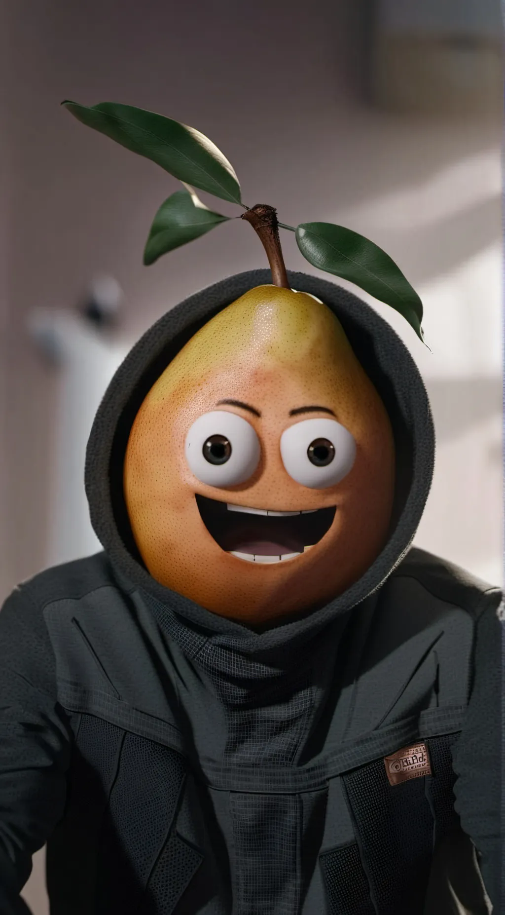 ai character: annoying pear background