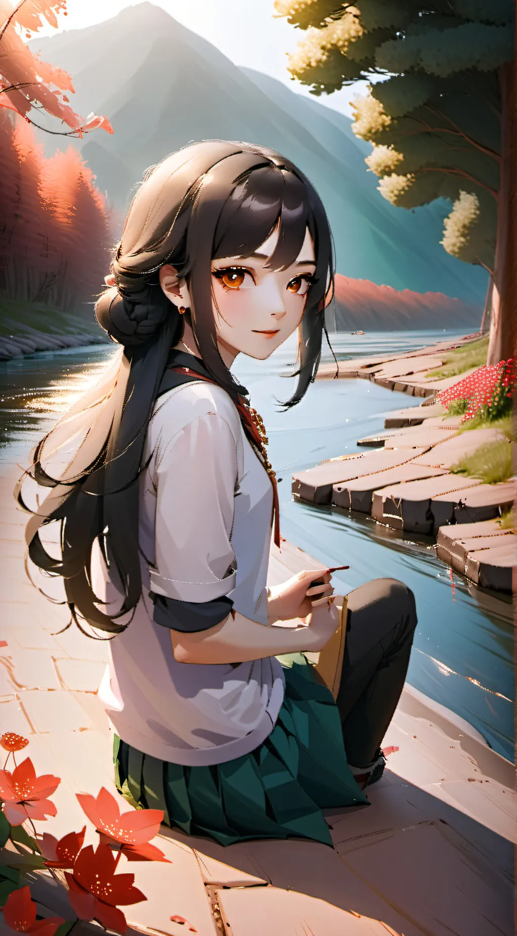 ai character: Alexandra background