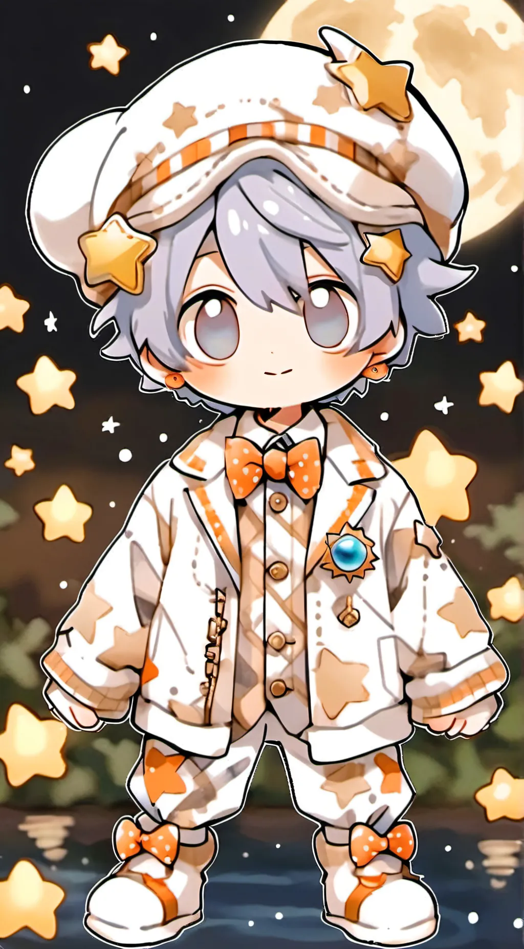 ai character: Lunar sams background