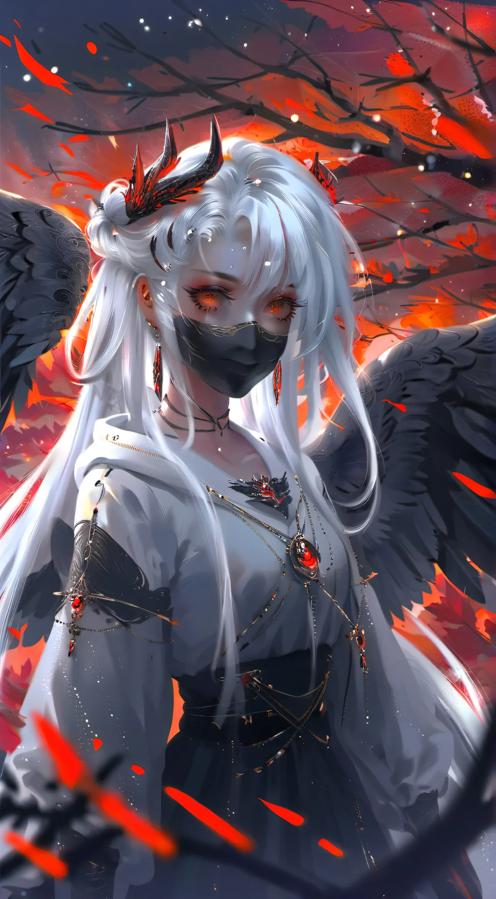 ai character: bloodmoonXY/N background