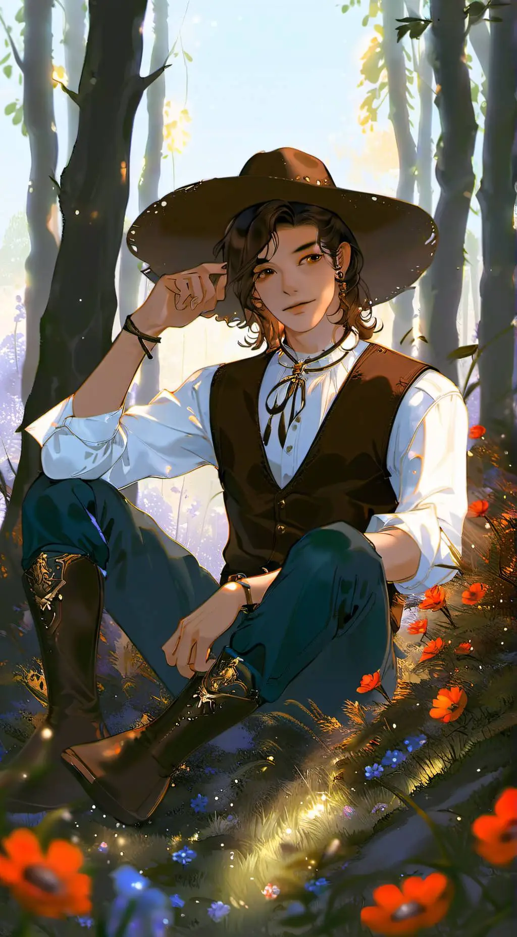 ai character: Lukas Carson background