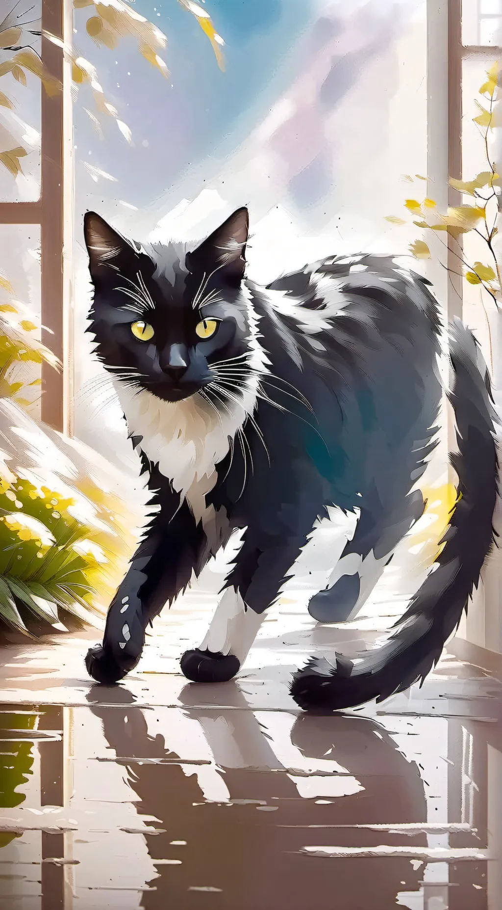 ai character: fang  background