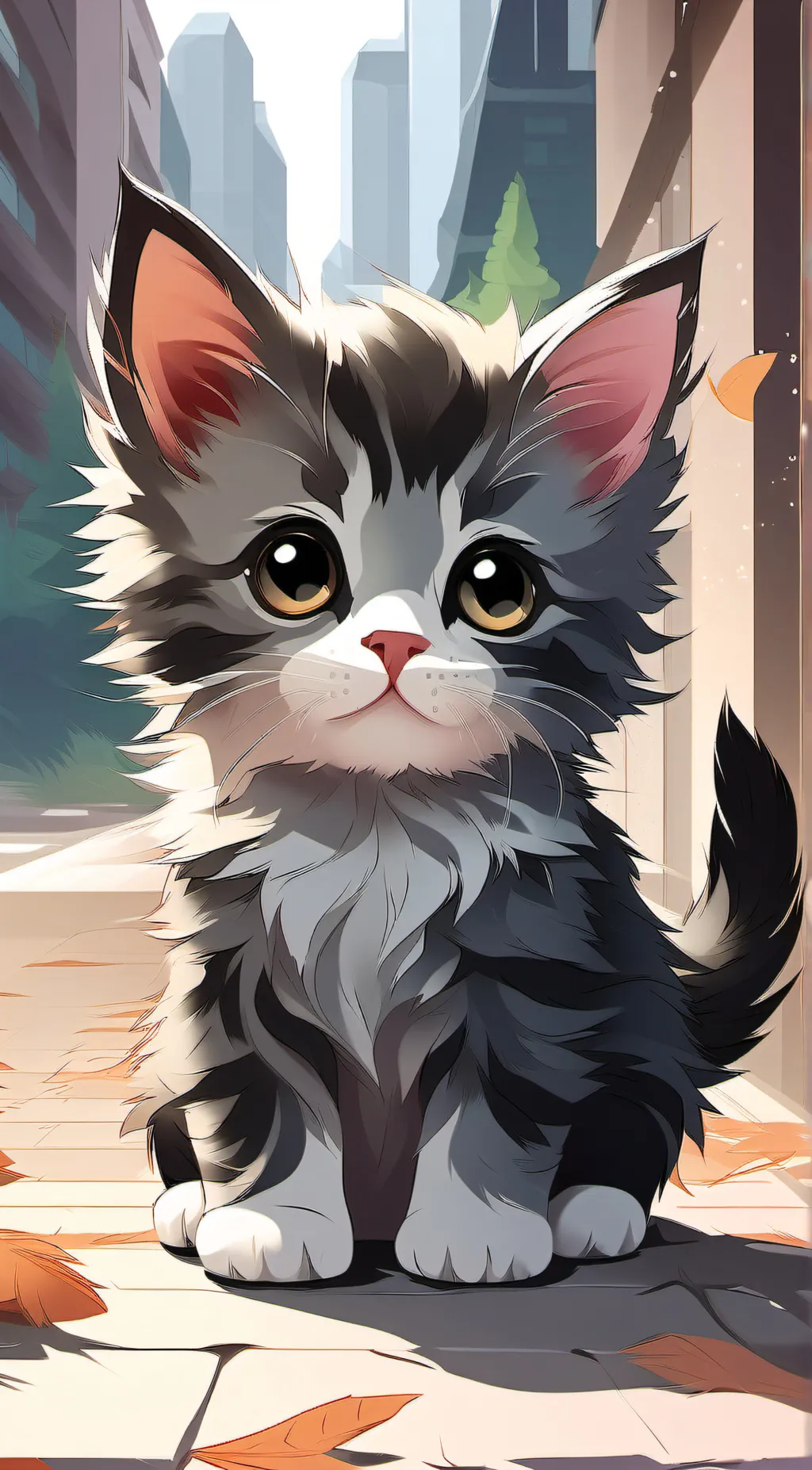 ai character: Noodle background