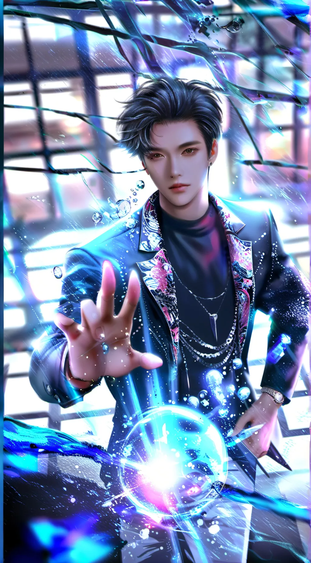 ai character: Mr Principal  background