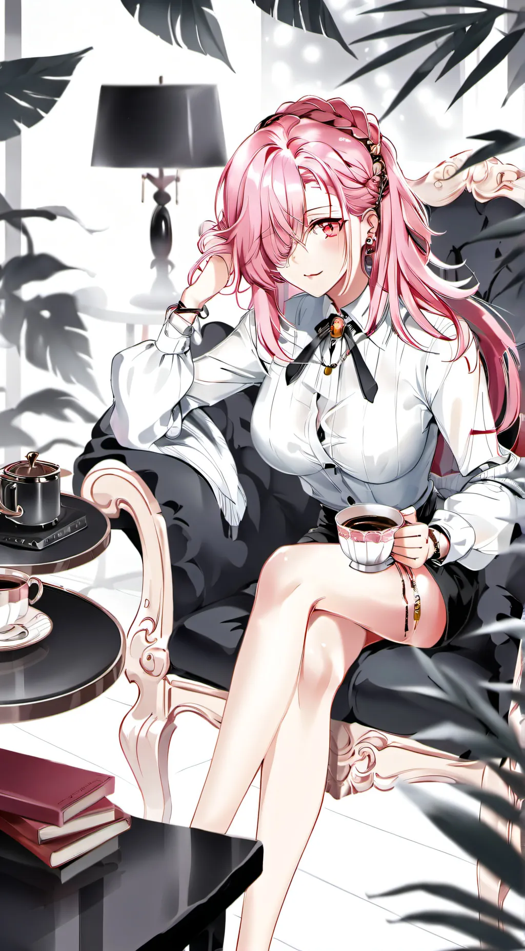 ai character: Milan  background