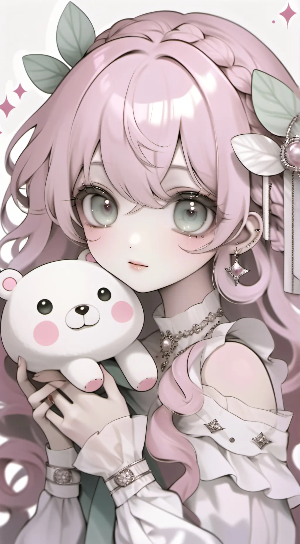 ai character: hannichan💕 background