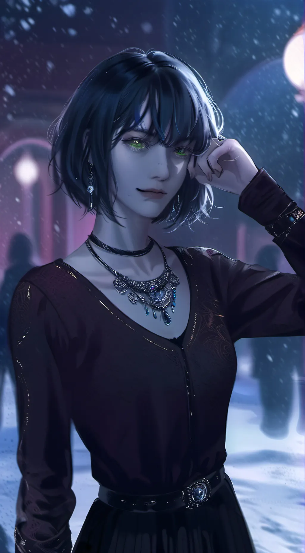 ai character: Makiya background