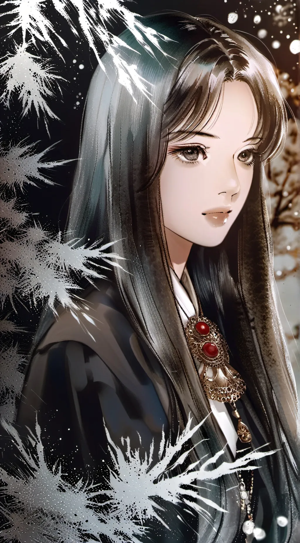 ai character: Tomie kawakami  background