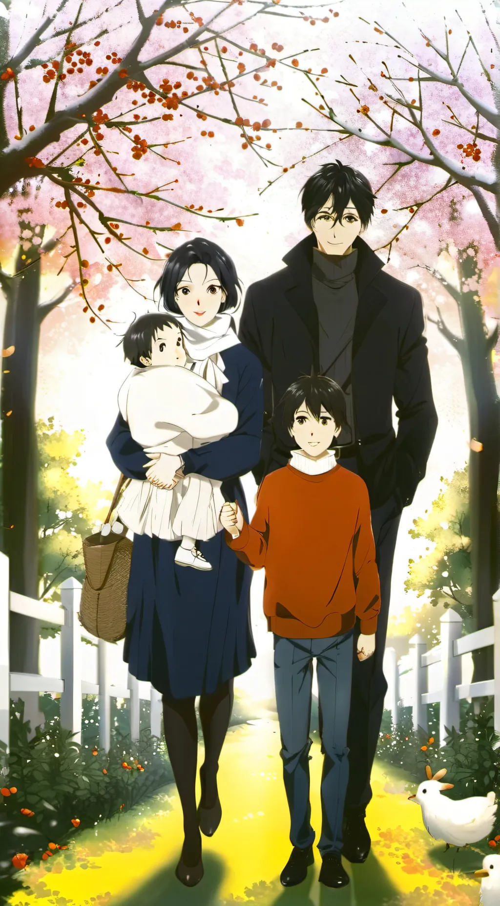 ai character: -Mom and dad- background