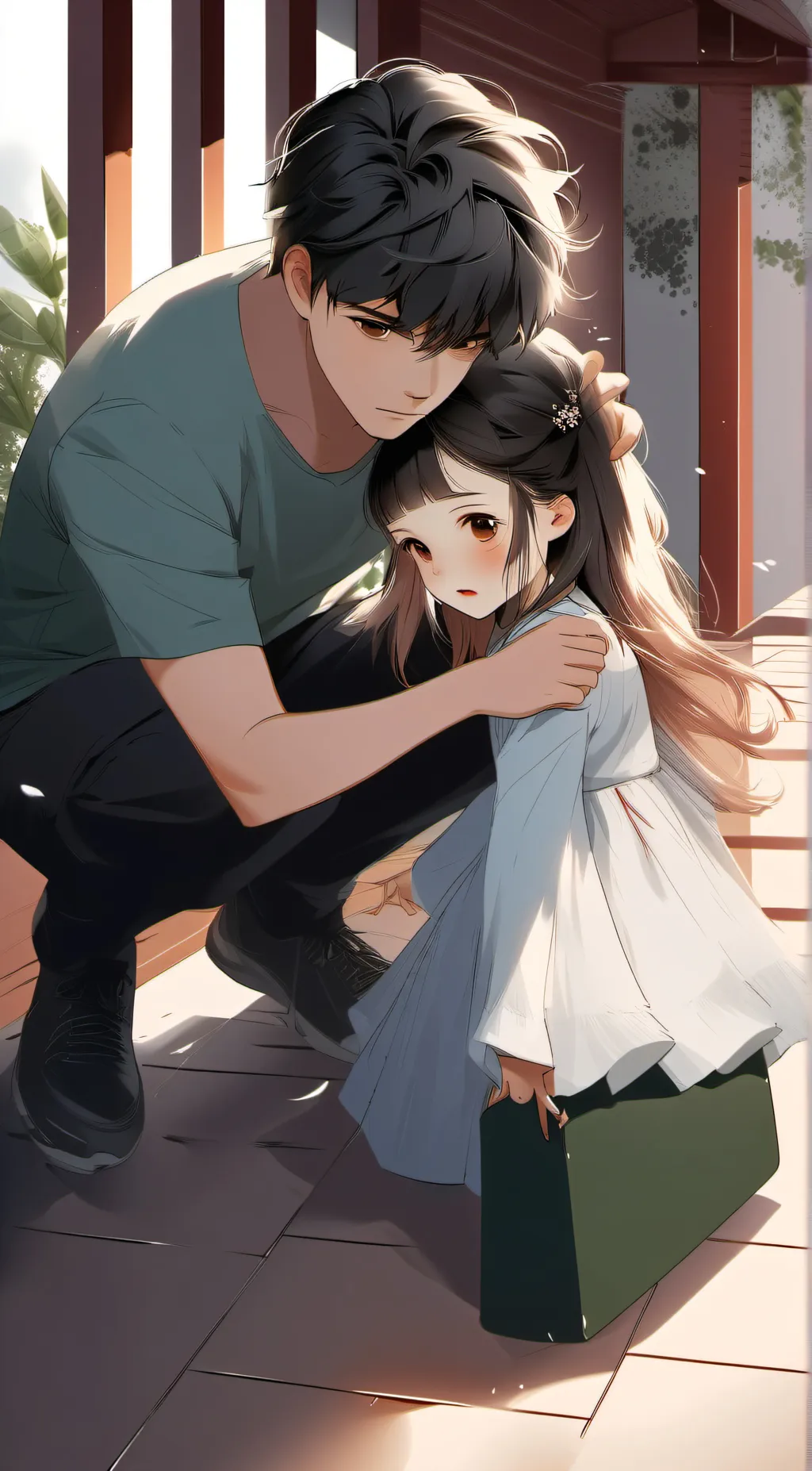 ai character: Sally  background