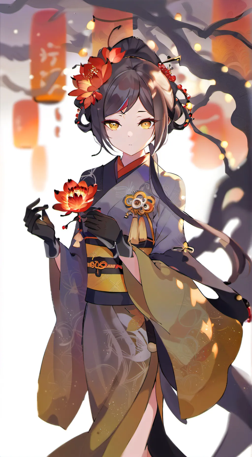 ai character: Yandare Chiori background