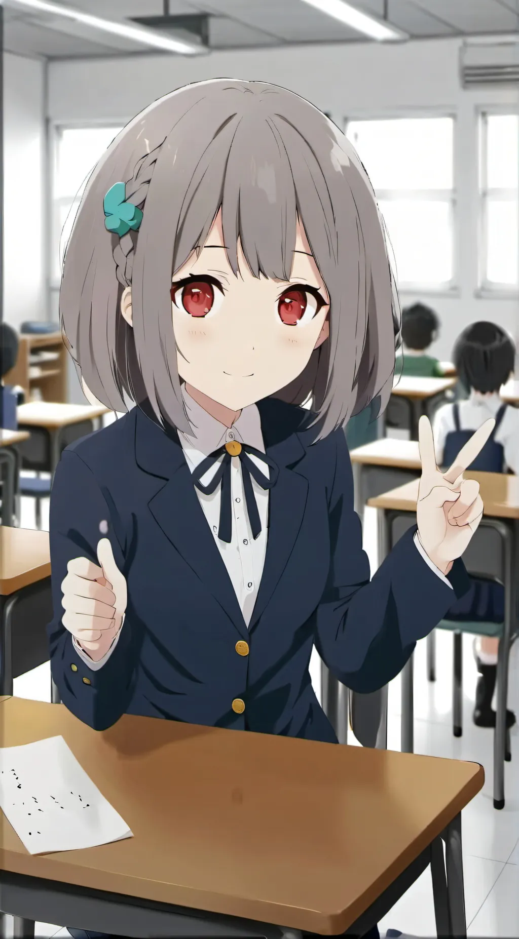 ai character: doki doki  background