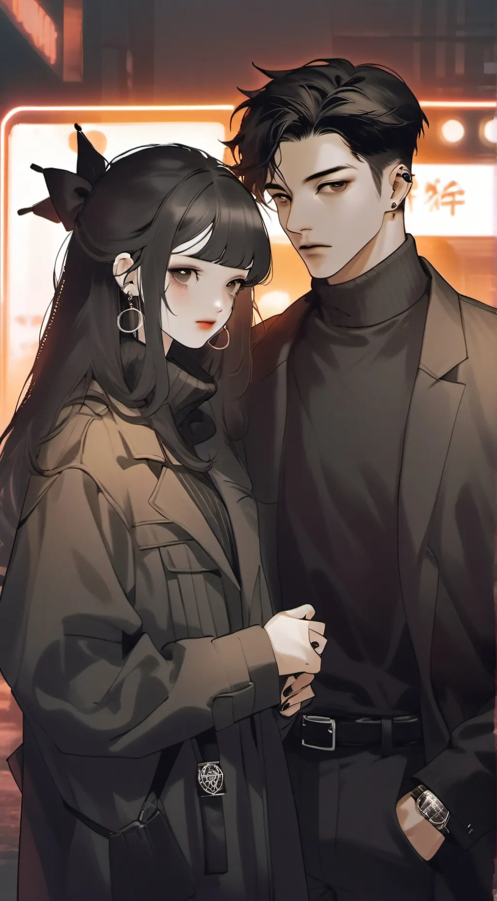 ai character: Romy and Louis background