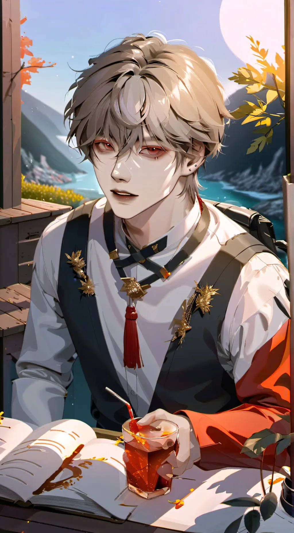 ai character: •Jay• background