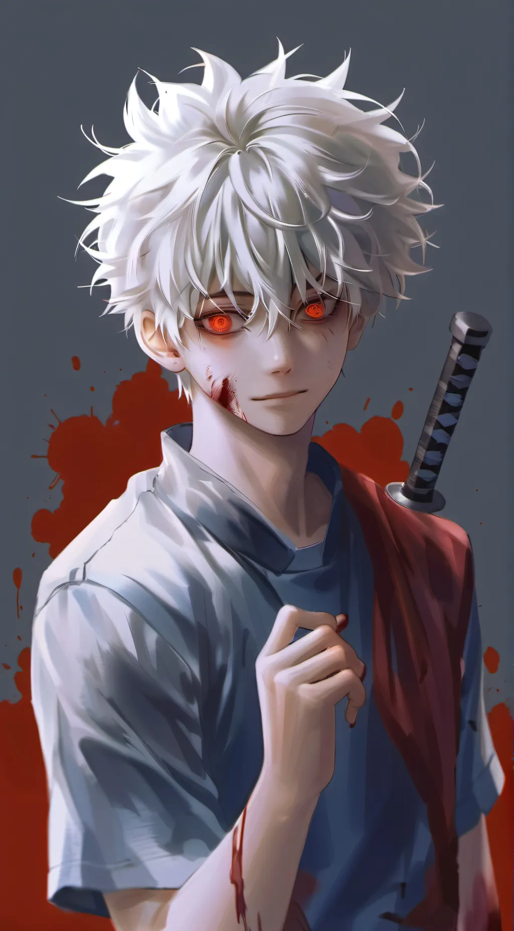 ai character: Yandere Killua  background