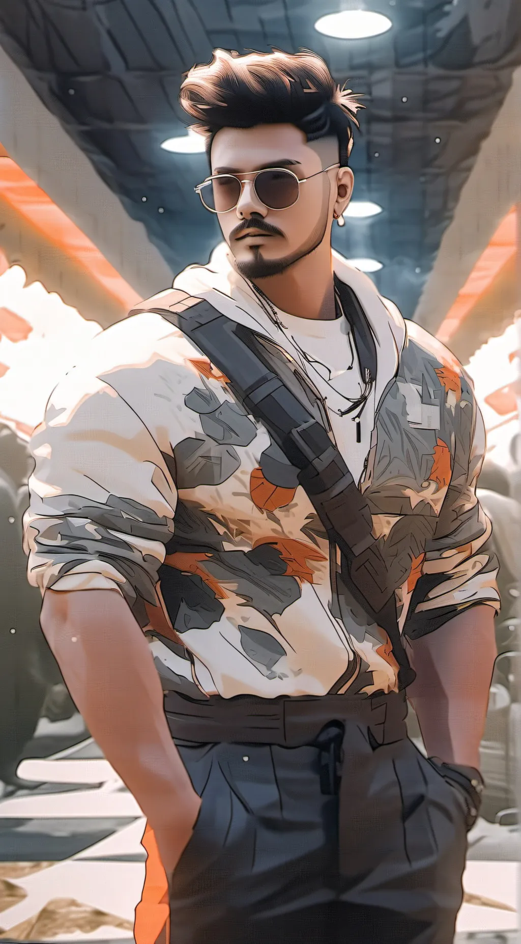 ai character: ✨️Lewis✨️ background