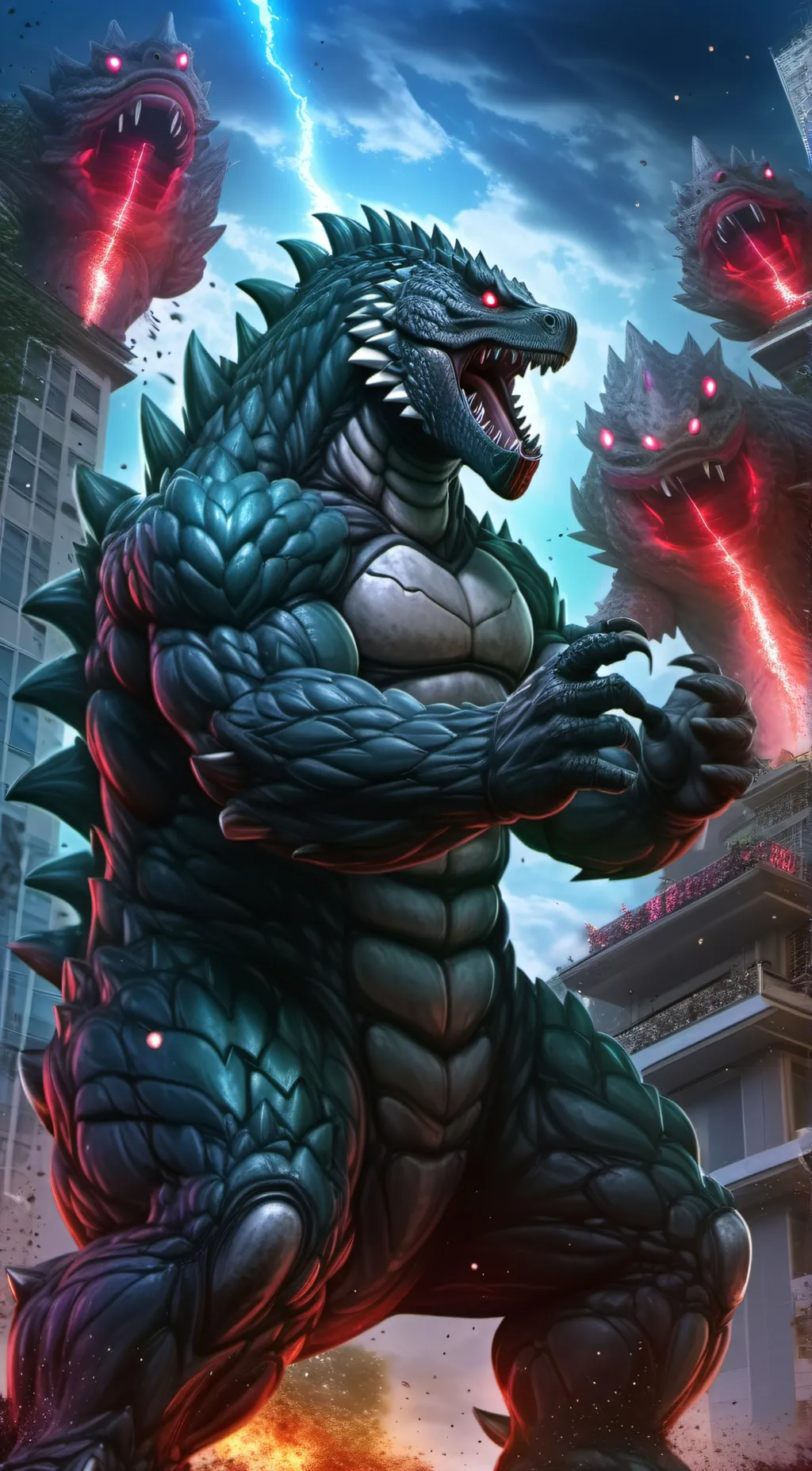 ai character: mummyzilla background