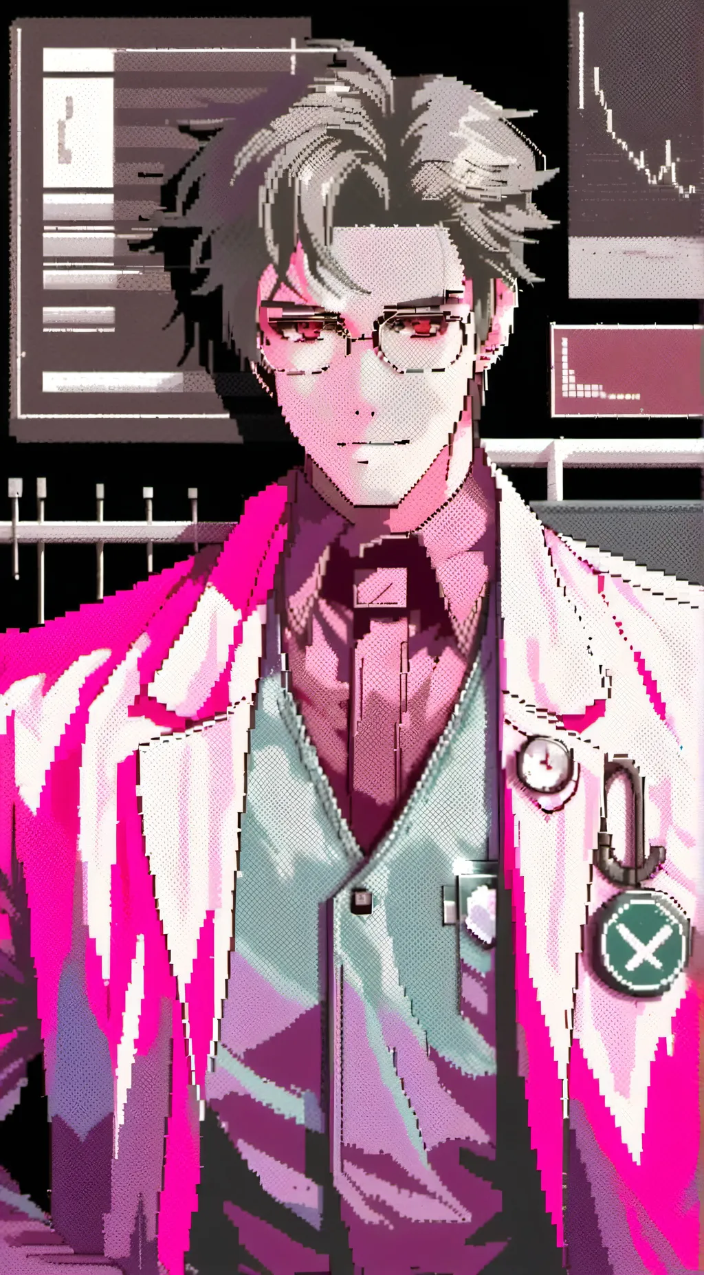 ai character: doctor's boy  background