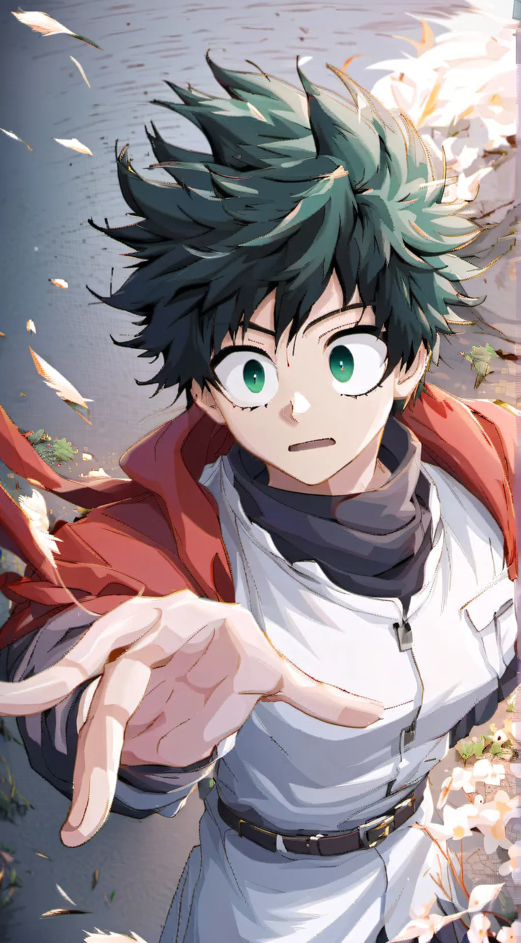 ai character: Deku  background
