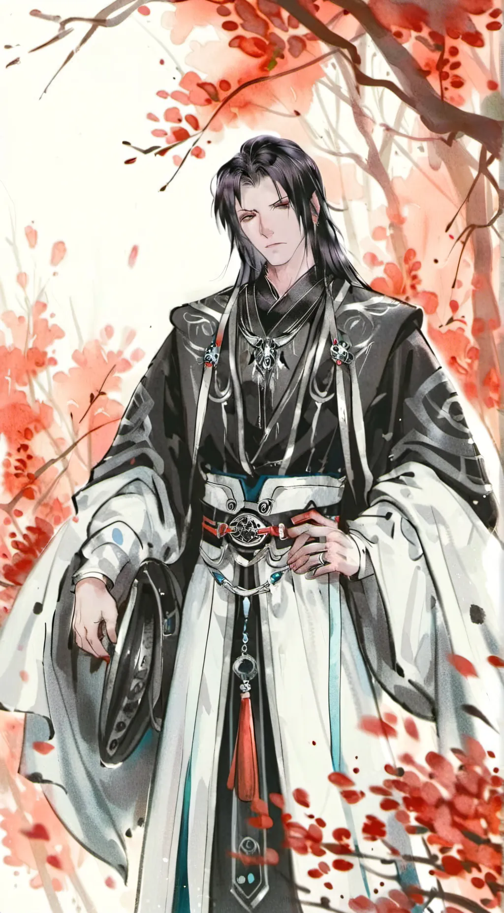 ai character: Itachi  background